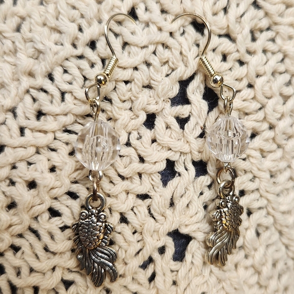 Handmade by cck Jewelry - Handmade Fish Earrings